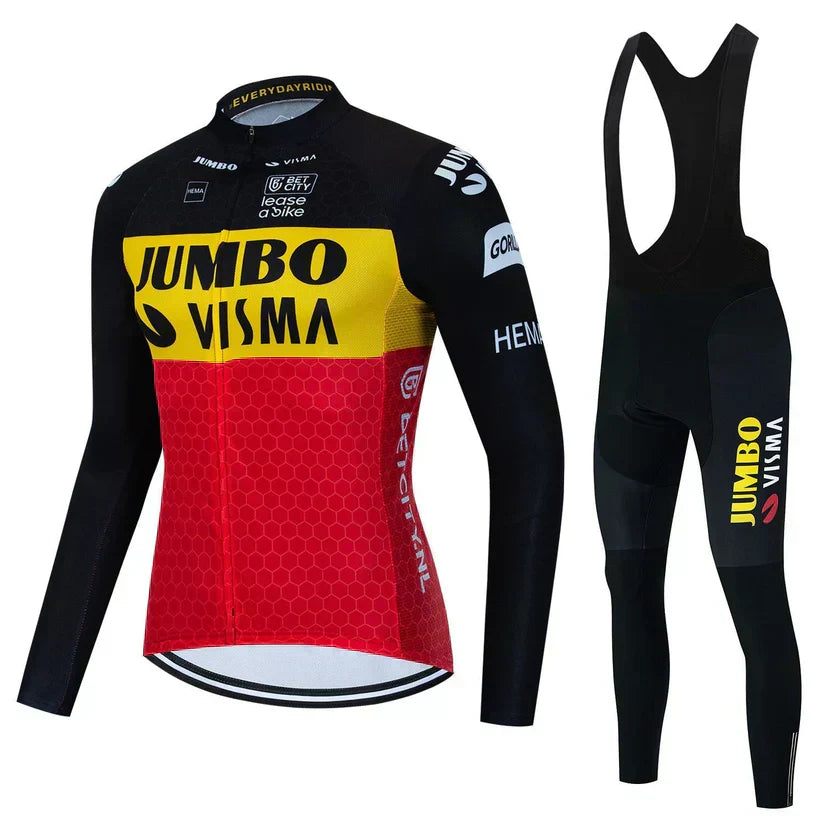 Jumbo-Visma | Professionele langarm fietskledingset