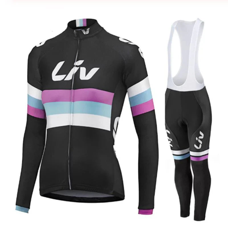 LIV V2 | PRO winterfietskledingset voor dames met bibshorts