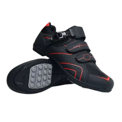 Unisex fietsschoenen met gesp en veters