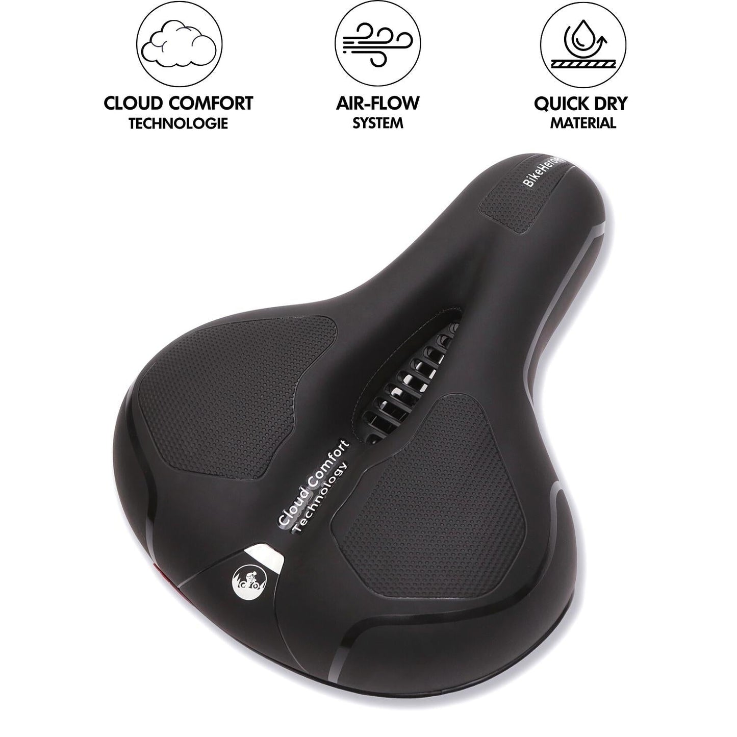CloudComfort Max | Eindelijk pijnvrij fietsen