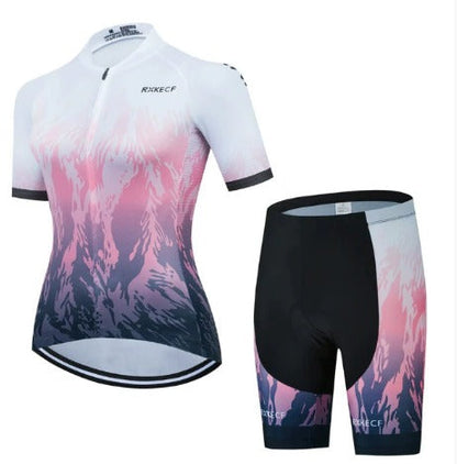 BORA dames fietsset: ademende maillot en culotte