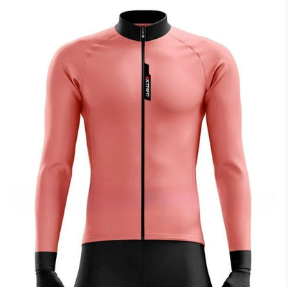XTRIAT Winterfietsshirt voor heren | Fleecevoering, warm en bestand tegen kou