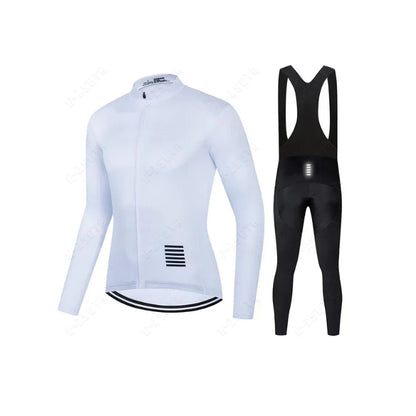 Professionele wielerkleding met lange mouwen