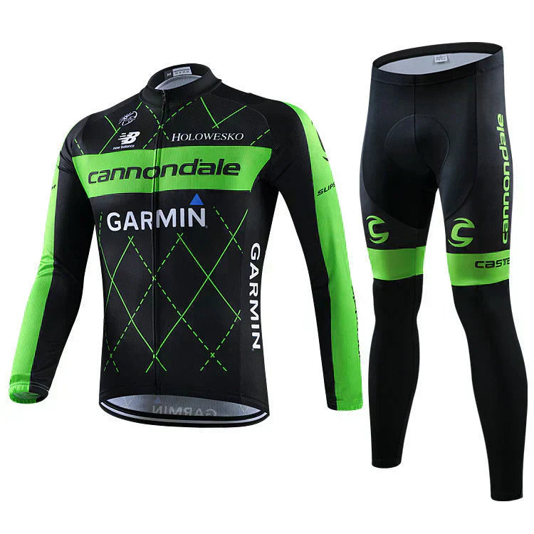 Professionele lange mouwen fietsshirt