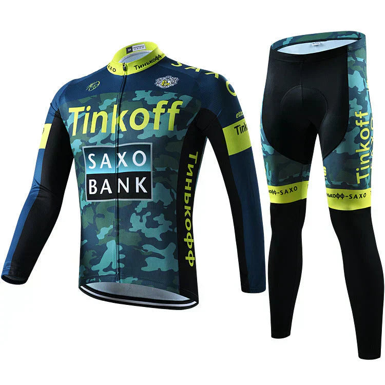 Professionele lange mouwen fietsshirt