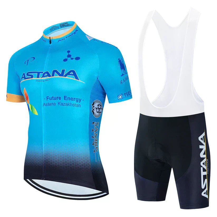 Astana | Kledingset voor professionele wielrenners