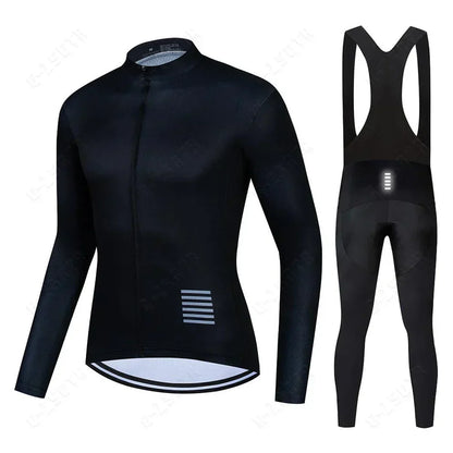 Professionele wielerkleding met lange mouwen