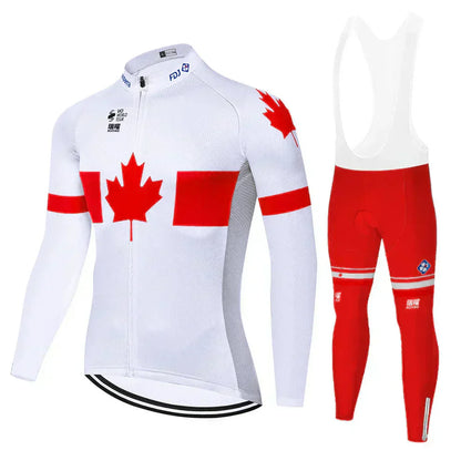 FDJ | Professionele wieleroutfit met lange mouwen