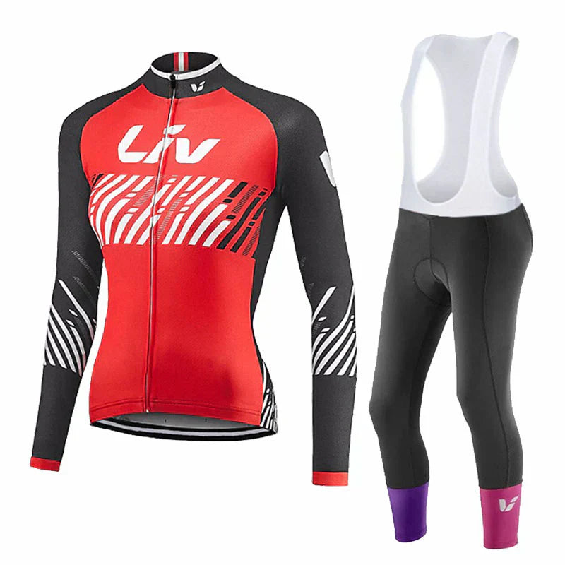 LIV V2 | PRO winterfietskledingset voor dames met bibshorts