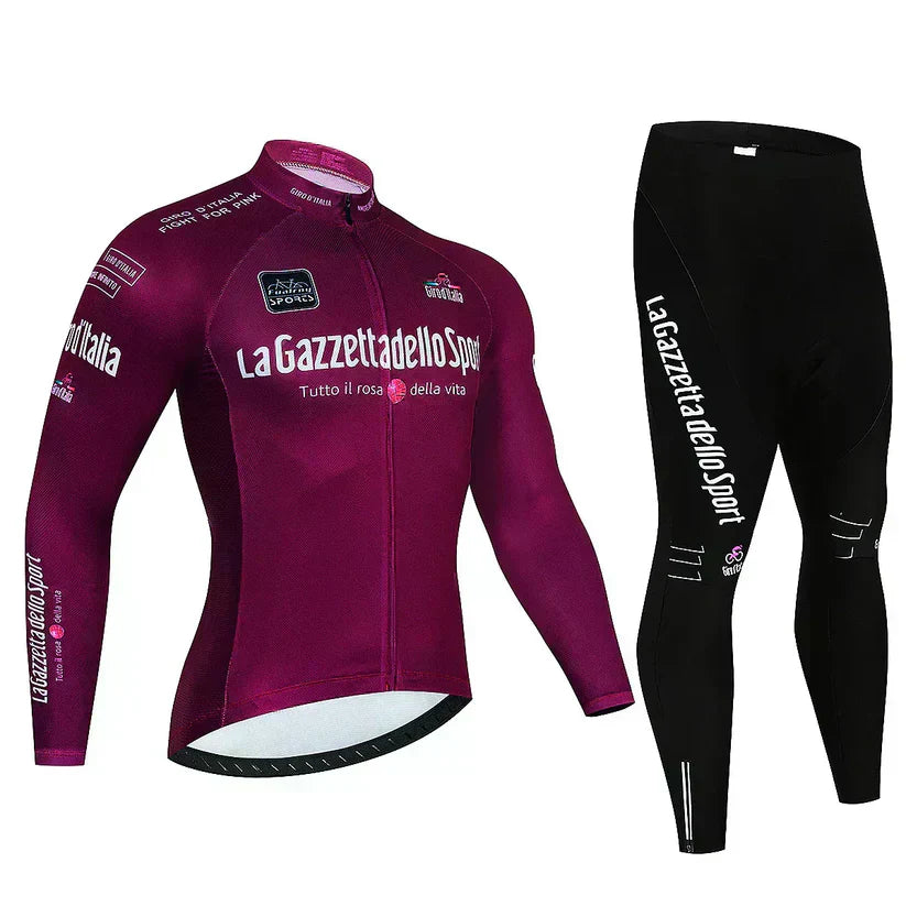Giro d'Italia | Professionele lange mouwen wielerjersey