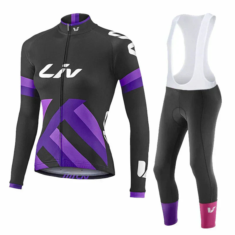 LIV V2 | PRO winterfietskledingset voor dames met bibshorts