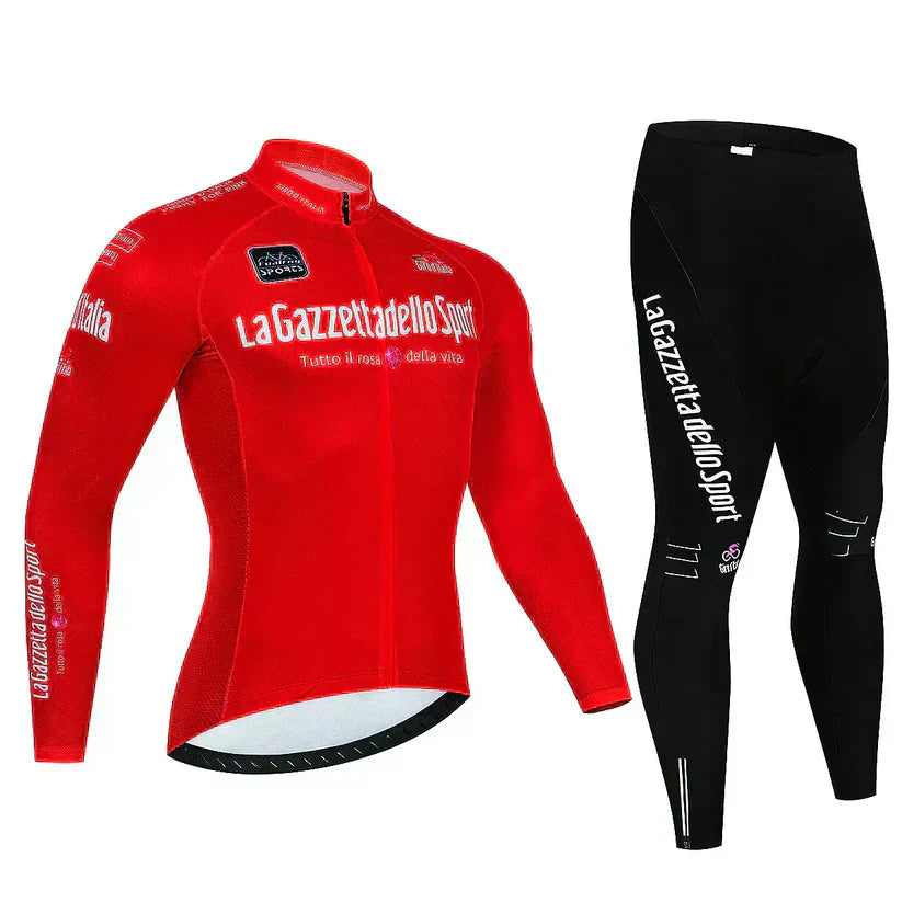 Giro d'Italia | Professionele lange mouwen wielerjersey